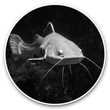 2 x Vinyl Stickers 10cm (bw) -