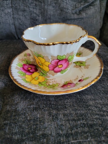 Vintage tea cup saucer - tea,