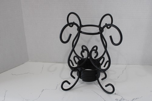 Black wrought iron - wrought, scroll