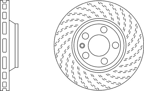 Brake disc single - brake,