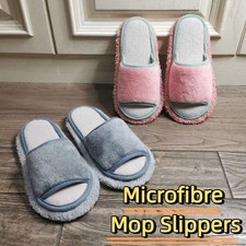 1pair microfiber mop slippers - 1pair,