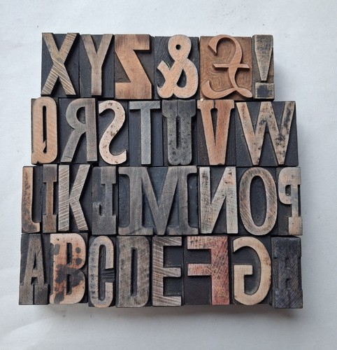 Wooden letterpress printers - wooden,