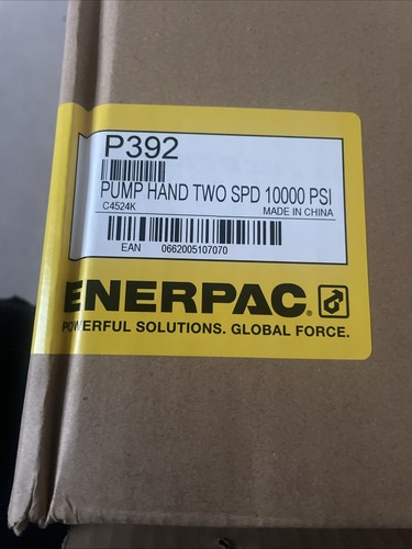 Enerpac p392 two - enerpac, two-speed