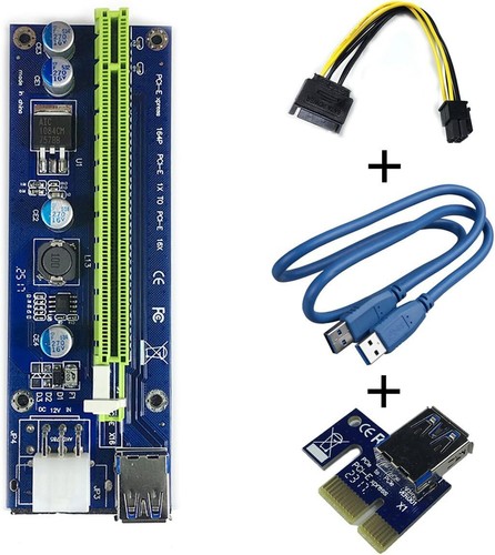 Pcie powered riser adapter - riser,