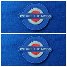 A Pair Of Mod Culture Patches Sew / Iron On Badges (d) We Are The Mods Target