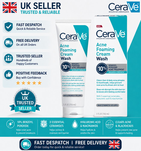 Cerave benzoyl peroxide - cerave, 10%