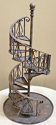 Vintage spiral staircase lyre - staircase,