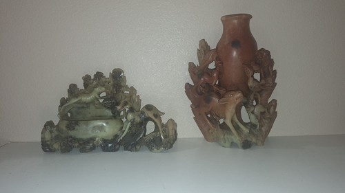 Two vintage intricately - vintage,