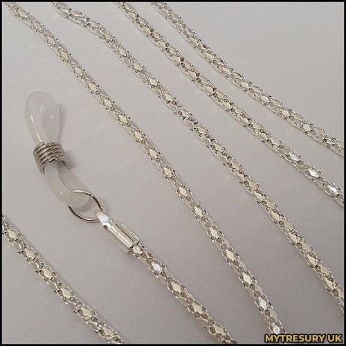 Glasses chain metal - metal, rope