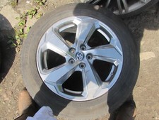 TOYOTA RAV-4 RAV 4 MK5 2019 YEAR SILVER 18 INCH ALLOY WHEEL ONE ONLY TYRE 007276