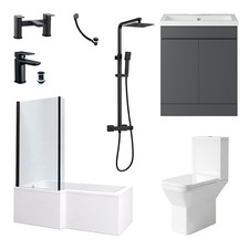 Bathroom Suite Shower Bath Tub