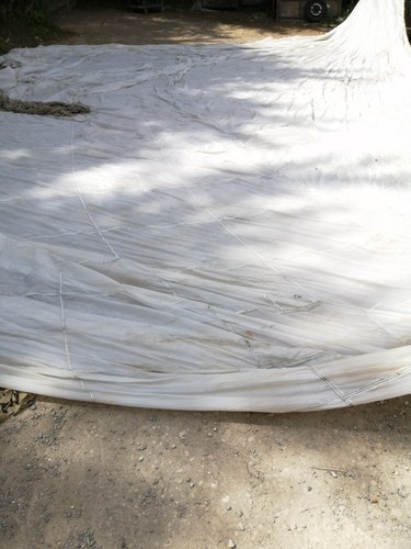 Army white parachute 66ft - ex,