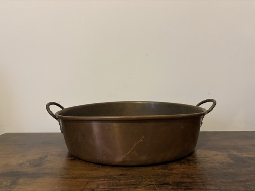 Vintage copper jam pan - copper,