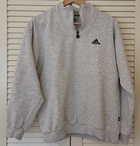 Adidas zip sweatshirt grey - adidas, 1/4