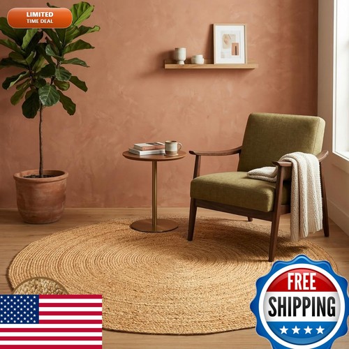 Spoiledhome jute area rug - area,