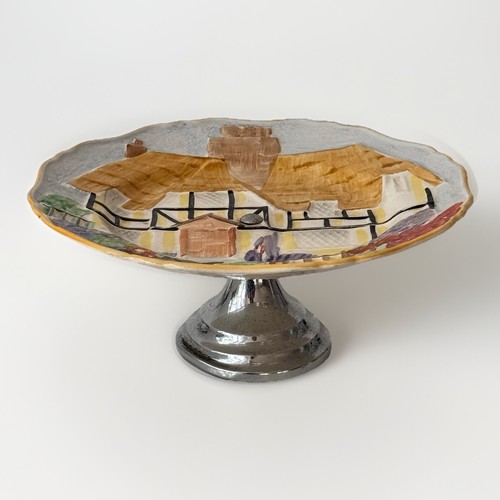 Vintage cake serving plate - serving, on