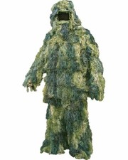 MENS ARMY SAS SNIPER GHILLIE SUIT JACKET TROUSERS HAT RIFLE WRAP CONCEALMENT