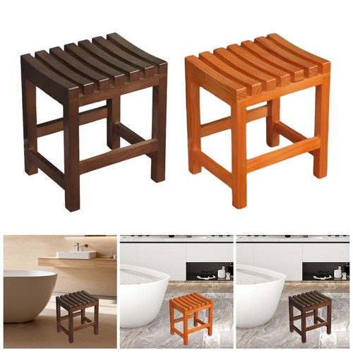Shower bench wooden - shower,