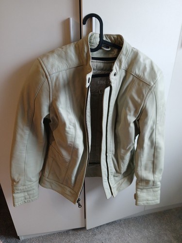 Bks biker leather jacket - biker, size