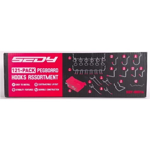 Pegboard hooks 121 piece - 121,