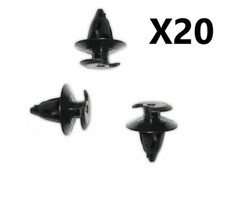 20X INTERIOR DOOR CARD PANEL TRIM LINING CLIPS GENUINE QUALITY FOR VW T25