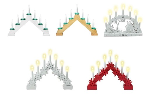 New wooden xmas led - xmas, candle