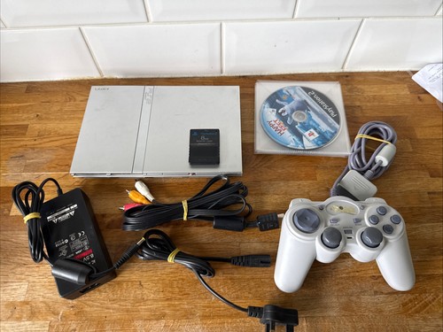 Sony playstation ps2 silver - sony, 2