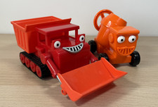Bob the Builder Muk & Dizzy Cement Mixer Dump Truck Friction Powered Vehicles