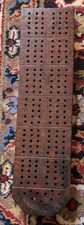 Cribbage Board Antique Burl Wood Carved Gameboard 19th Century Burlwood 