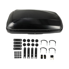 320L 400L 430L 450L Litre Car Roof Top Box Gloss Black Camping Travel Luggage UK