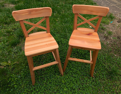 Ikea ingolf bar - bar, stools