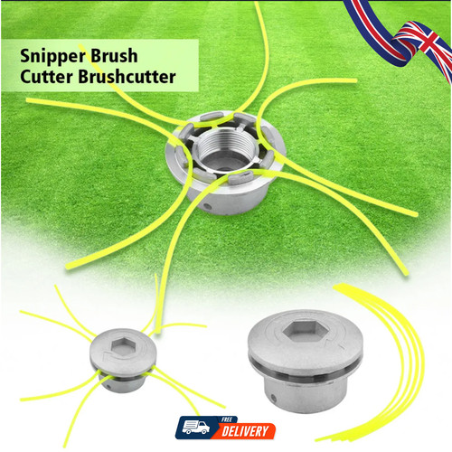 Aluminium strimmer head grass - aluminium,