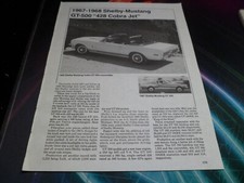 1967-1968 Shelby-Mustang GT-500 "428 Cobra Jet" & 1968-1970 Ford Mustang CJ-428/