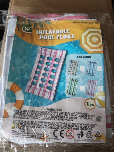Inflatable pool float lilo air - float,
