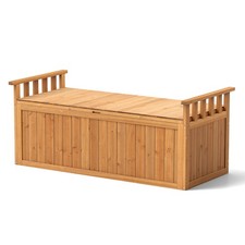 Outdoor Wood Storage Bench 209