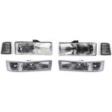 Headlight Kit For 95-05 Chevrolet Astro GMC Safari With Parking and Corner Light