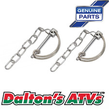 2 x Genuine Ifor Williams HB403 / HB506 / HB511 Mk 2 Lynch Pin & Chain – CP00581