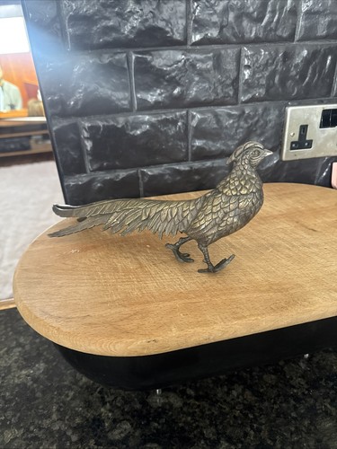 Vintage silver plated pheasant - vintage,