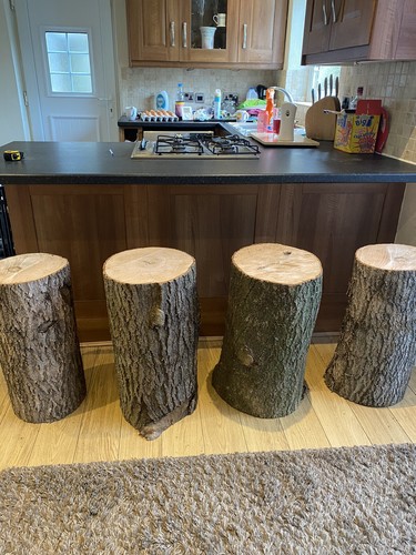 Bar stool tree stump - bar,