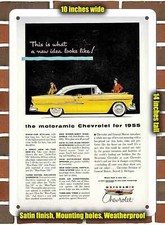 Metal Sign - 1955 Chevrolet