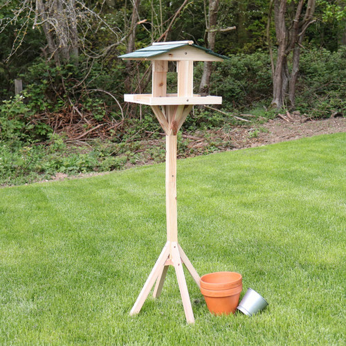Traditional wooden bird - bird, table