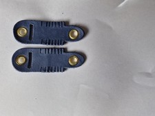  PAIR OF DARK DENIM  ALYMERI  LEATHER ANKLETS FOR FALCONRY MEDIUM SIZE