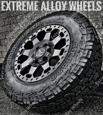 16" S Black AT5 Alloy Wheels For Renault Master Masters 5x130  All Terrain Tyres