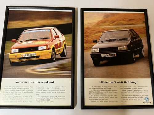 Framed print mk3 polo g40 - print,