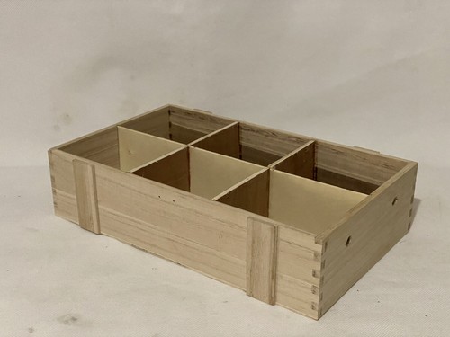 Wooden large compartment - large, 6