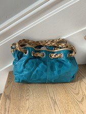 Roberto gandolfi Blue Teal Handbag purse 