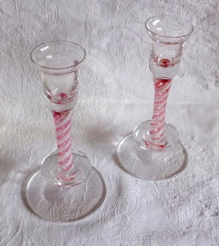 Pair langham glass - pair,
