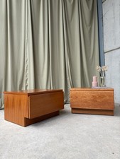 Vtg Mid Century Set Of Bedside