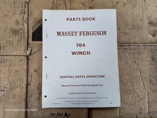 Massey ferguson parts - parts, manual