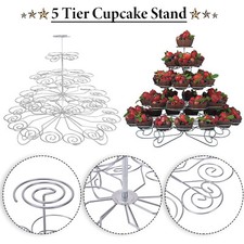 5 Tier Metal Cupcake Stand 41